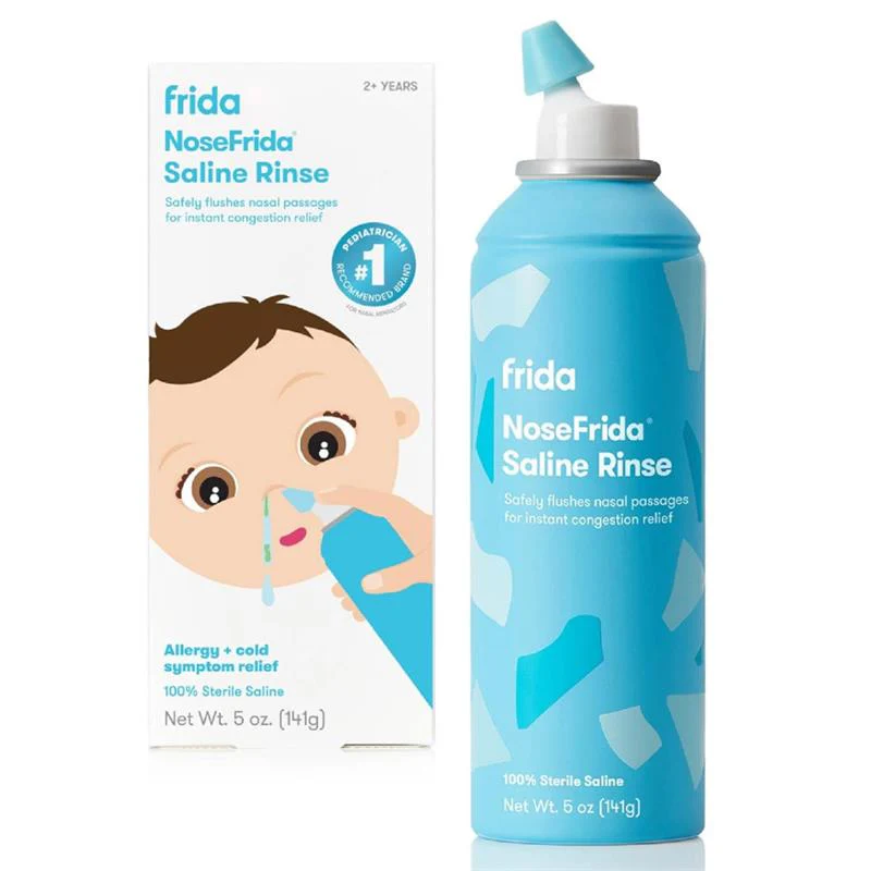 Fridababy - Nosefrida Saline Rinse, Instant Congestion Relief & Allergy Relief
