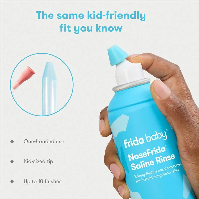 Fridababy - Nosefrida Saline Rinse, Instant Congestion Relief & Allergy Relief - Image 5