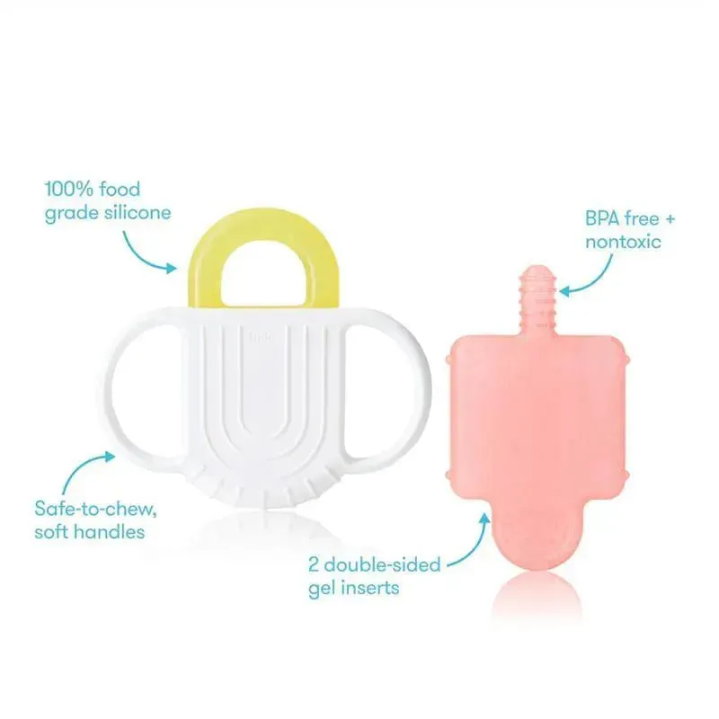 Fridababy - 2Pk Not-Too-Cold-to-Hold Silicone Teether - Image 5