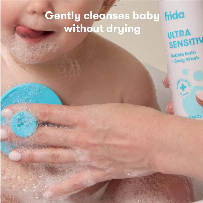 Fridababy - Unscented Fragrance-Free Bubble Bath + Body Wash, Oat & Chamomile, 10oz - Image 4