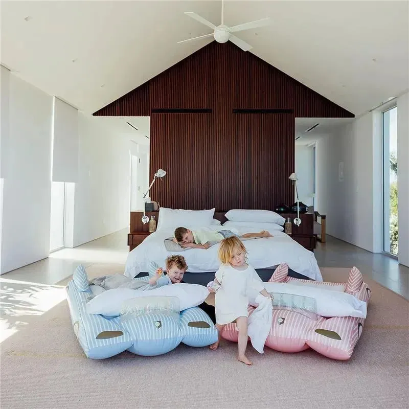Funboy - Kids Pink Inflatable Travel Bed & Mattress - Image 3