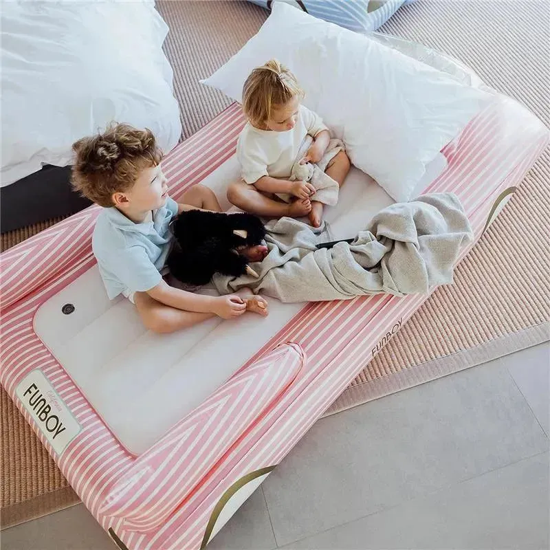 Funboy - Kids Pink Inflatable Travel Bed & Mattress - Image 5