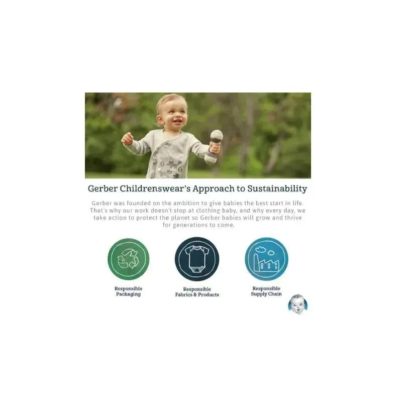 Gerber - 10Pk Flatfold Birdseye Cloth Diapers - Image 4