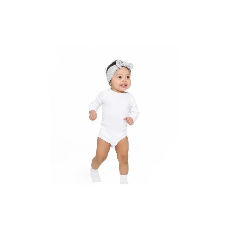 Gerber 3Pk Long Sleeve Onesies Withe - Image 3