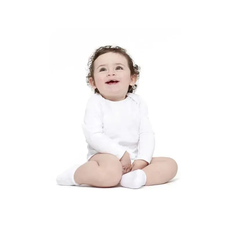 Gerber 3Pk Long Sleeve Onesies Withe - Image 5