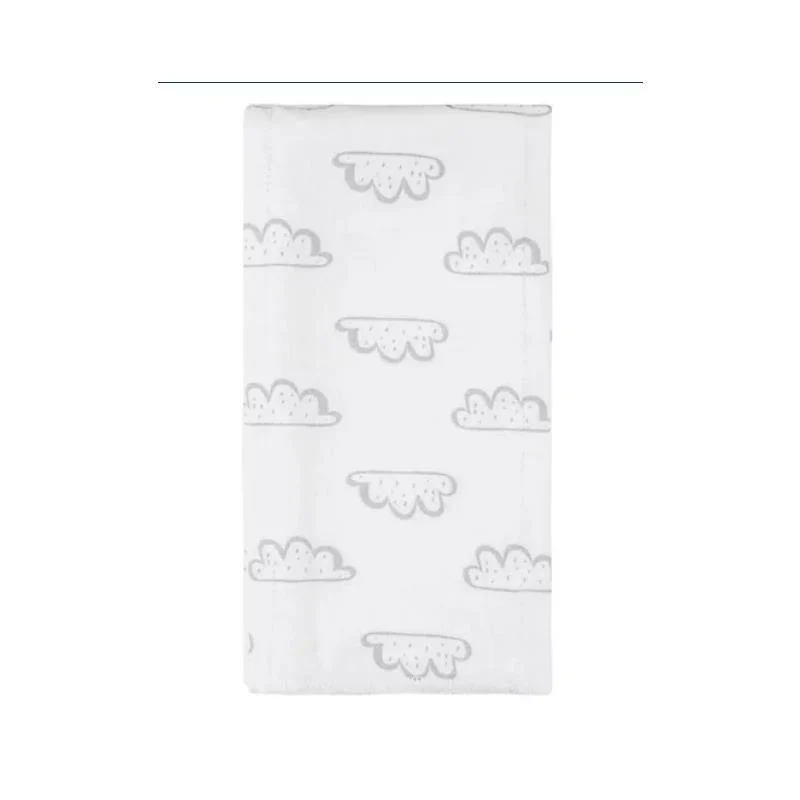 Gerber 4 PAck Baby Animals Flannel Burp Cloths - Image 4