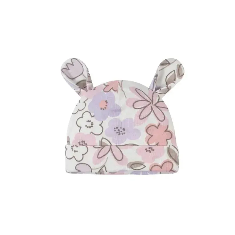 Gerber 4 Pack Baby Girls Bunny Ballerina Caps - Image 2