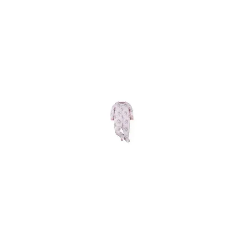 Gerber - 4Pc Set (Sleep'n play, Bodysuit, Footed Pant & Cap) - Girl Bunny Ballerina - Image 2