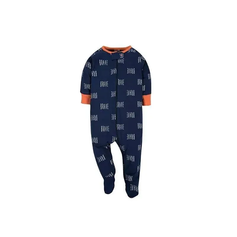Gerber Baby Boys 2-Pack Sleep N' Play Tiger, Blue - Image 3