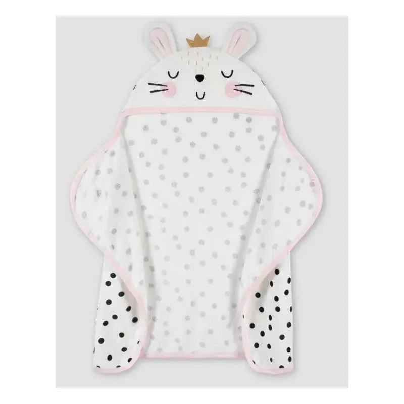 Gerber Baby Girls'Bunny Hooded Bath Wrap - Image 2