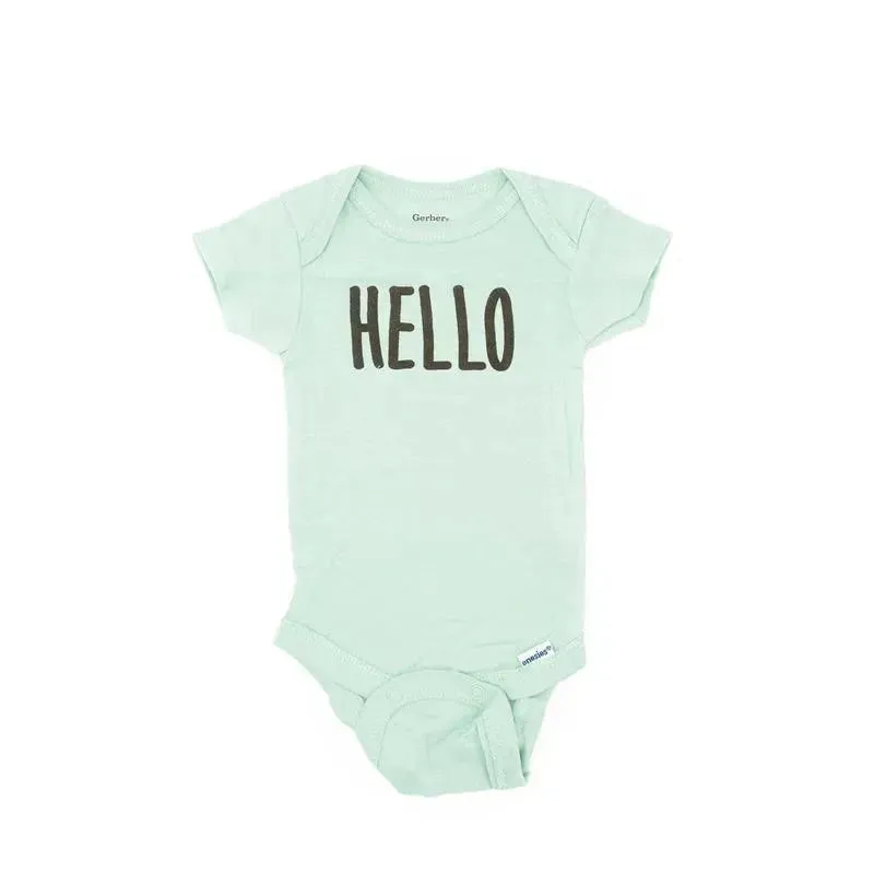 Gerber Bear Packaged 5pk Baby Boy Onesies - Image 6
