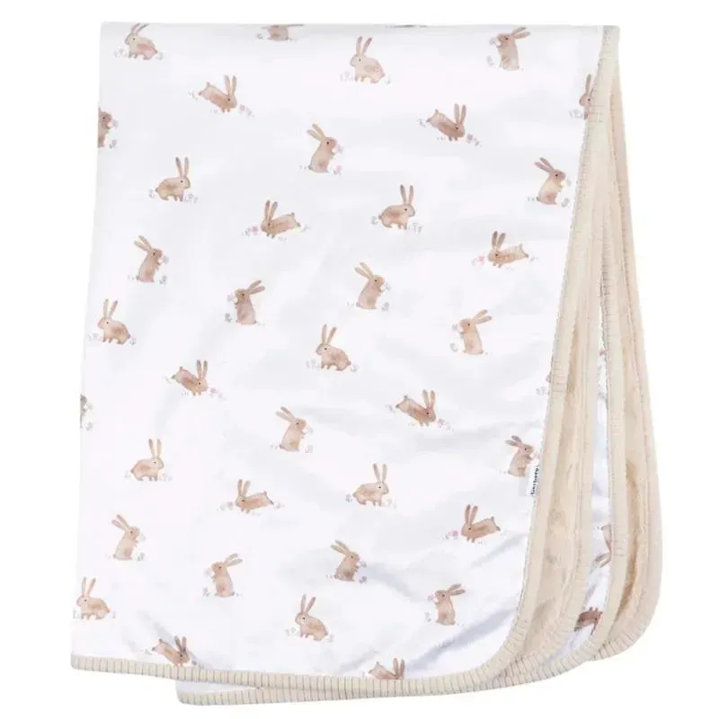 Gerber Bedding - 1Pk 2Ply Plush Blanket, Bunny - Image 2