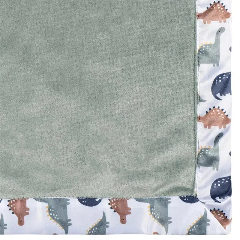Gerber Bedding - 1Pk 2Ply Plush Blanket, Dino Time - Image 4