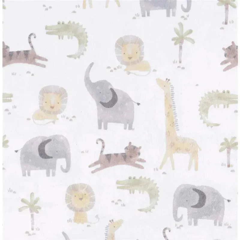 Gerber Bedding - 1Pk 2Ply Plush Blanket, Neutral Animals - Image 5