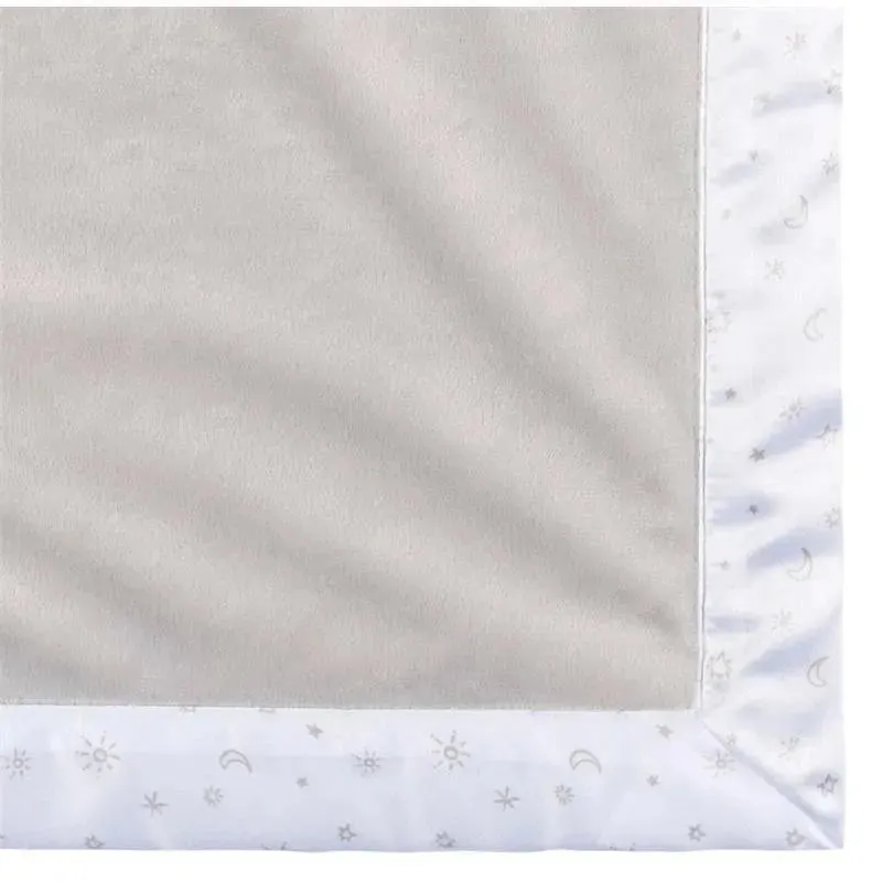 Gerber Bedding - 1Pk 2Ply Plush Blanket, Neutral Celestial - Image 4