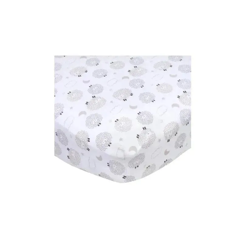 Gerber Bedding - 1Pk Changing Pad Cover Neutral, Sheep Clouds