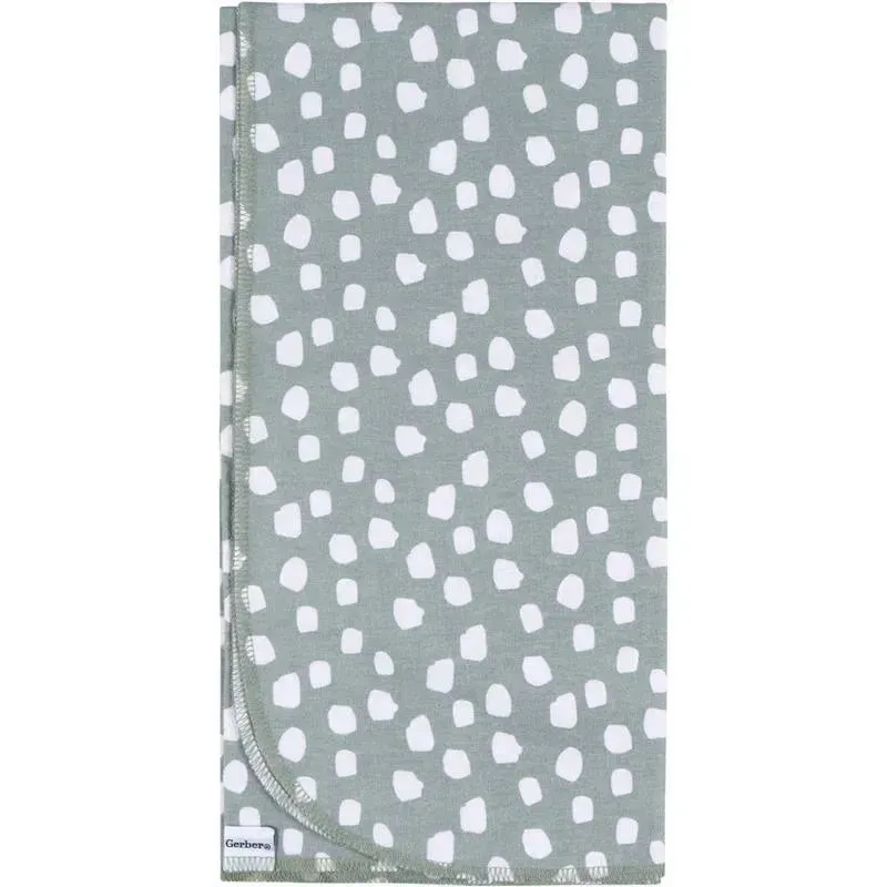 Gerber Bedding - 4Pk Flannel Blanket, Boy Dino Time - Image 4