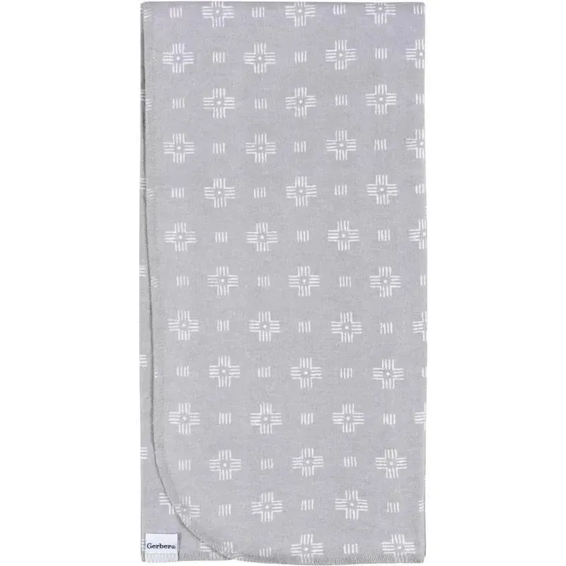 Gerber Bedding - 4Pk Flannel Blanket, Neutral Animals - Image 3