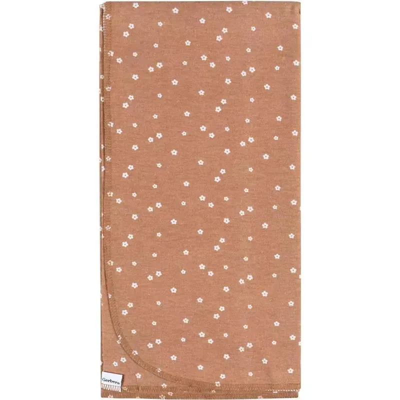 Gerber Bedding - 4Pk Flannels, Girl Retro Floral - Image 8