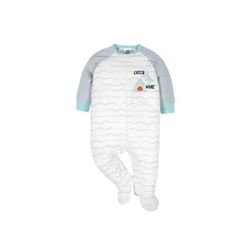 Gerber Footed Sleep n Play Baby Boy, Shark 6-9M