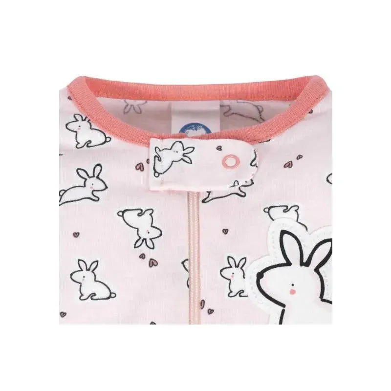 Gerber Footed Sleep N Play Baby Girl, Bunny 3-6M - Image 2