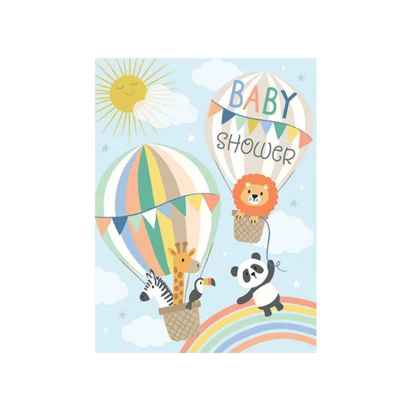 Gina B Designs - Baby Greeting Card Baby Shower Balloons