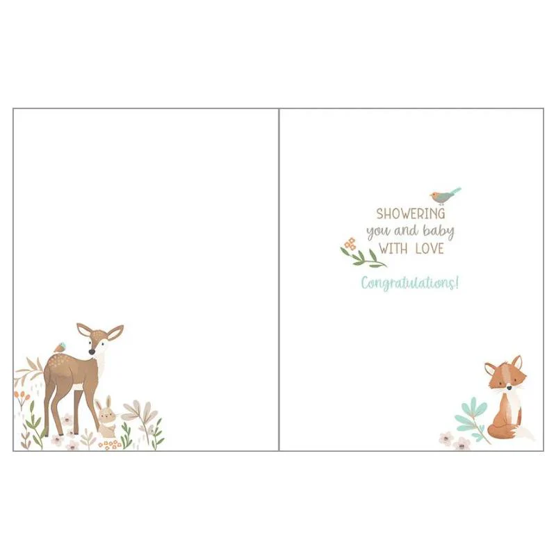 Gina B Designs - Baby Greeting Card Forest Animals - Image 2