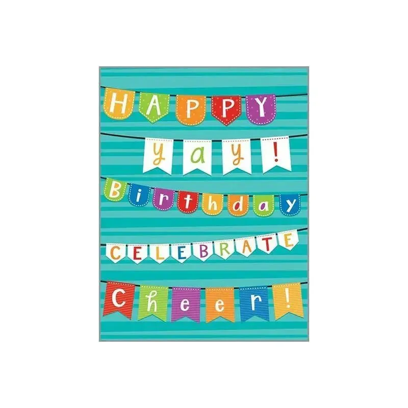 Gina B Designs - Birthday Greetings Card, Party Banners