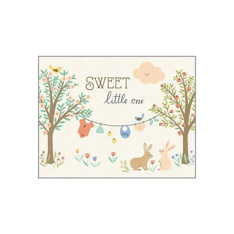 Gina B Designs - Sweet little one Congratulations Baby Card