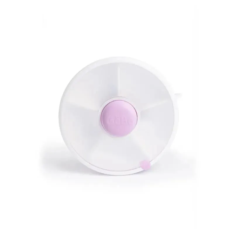 Gobe Kids - Small Snack Spinner Flip Travel Snack Box, Taro Purple