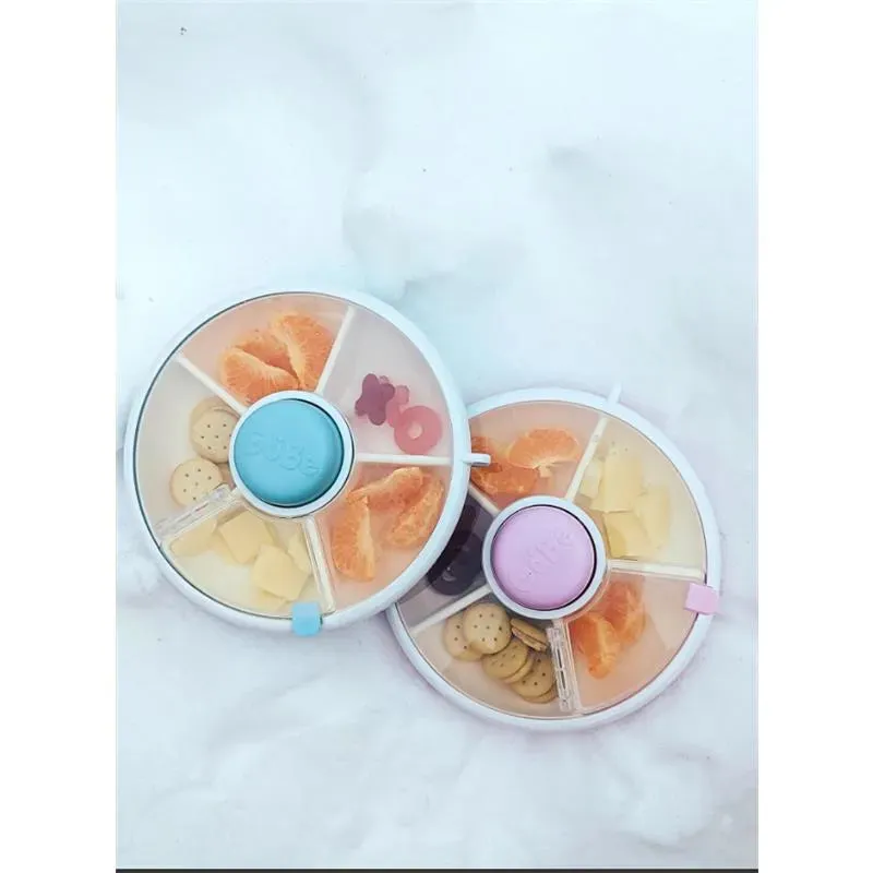 Gobe Kids - Small Snack Spinner Flip Travel Snack Box, Taro Purple - Image 3