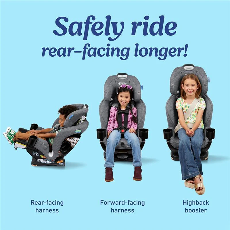 Graco - 4Ever DLX 4 in 1 Car Seat, All In One, Maven - Image 6