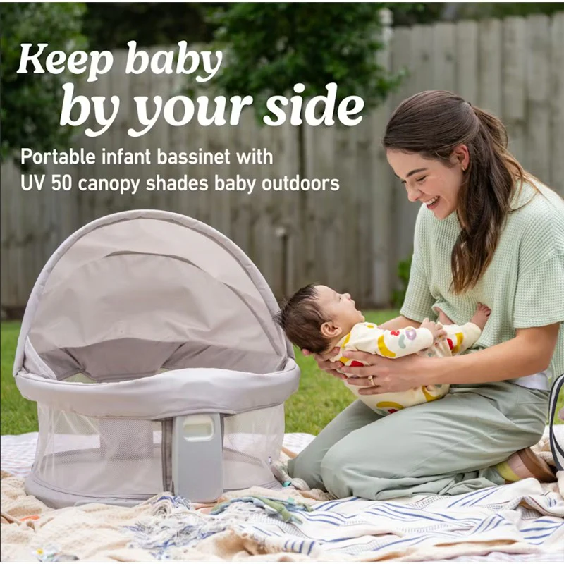 Graco Pack 'n Play Travel Dome Lux Playard, Linden - Image 3