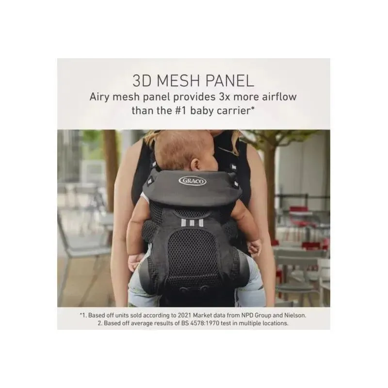 Graco - Premier Cradle Me Air 4-in-1 Baby Carrier, Onyx Black - Image 5