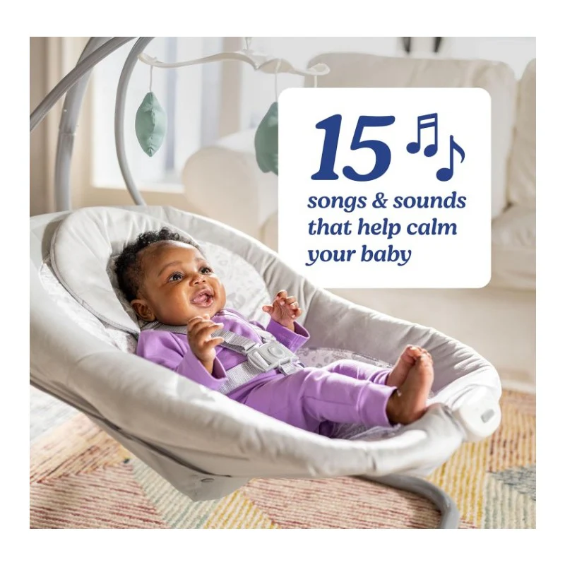 Graco Simple Sway Portable Baby Swing for Infants, Newborn Swing with 15 Songs and Sounds - Image 5