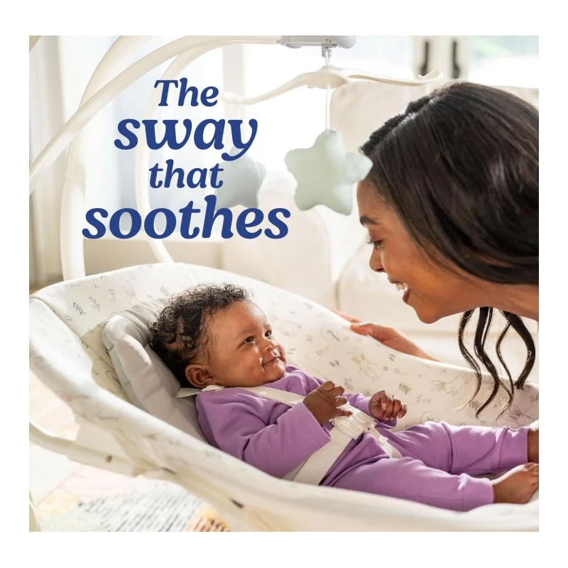 Graco Simple Sway Portable Baby Swing for Infants, Newborn Swing with 15 Songs and Sounds - Image 6