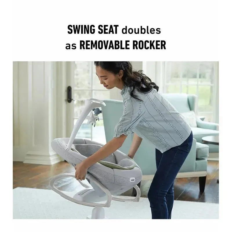Graco - Soothe My Way Baby Swing with Removable Rocker, Madden - Image 4