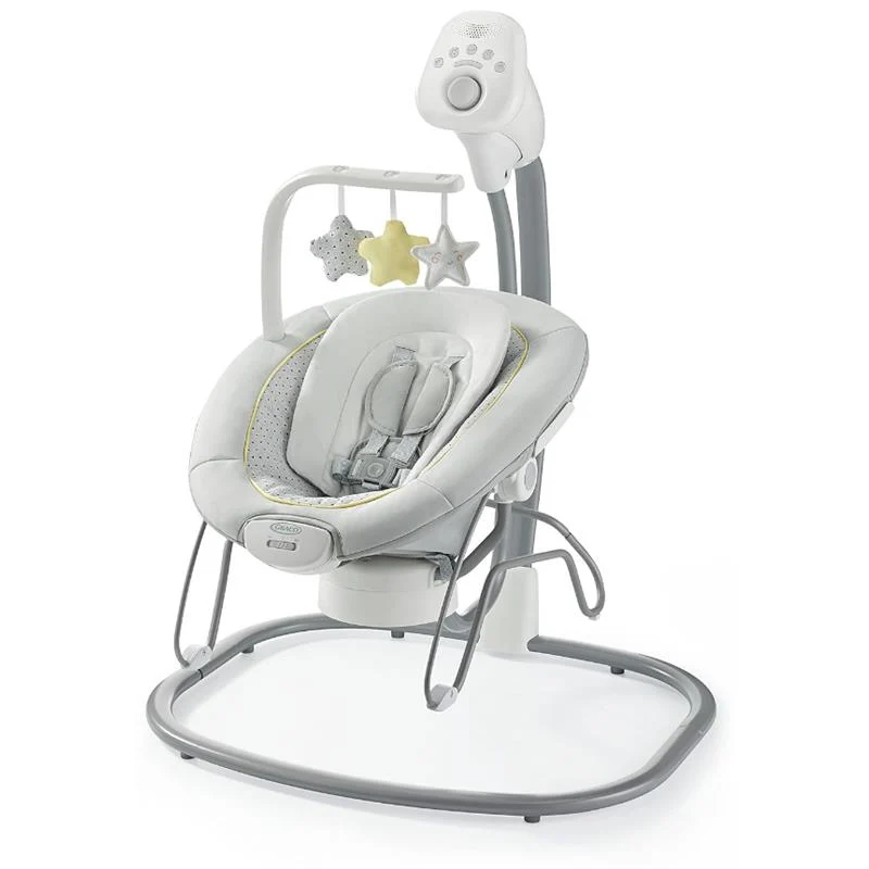 Graco Sway2Me Portable Baby Swing and Bouncer Seat with Music, Watson