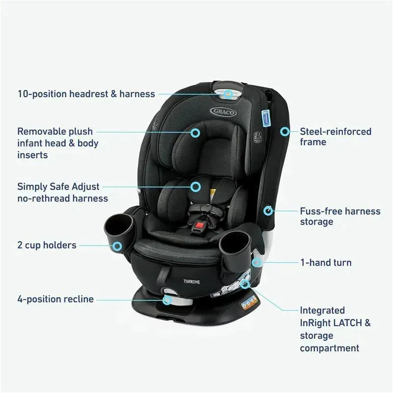 Graco - Turn2Me, 3-in-1 Car Seat, Brighton - Image 6