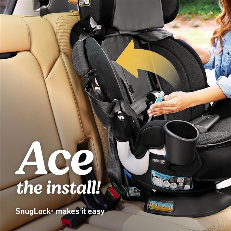 Graco Turn2Me 3-in-1 Rotating Convertible Car Seat, Lilac Mod - Image 5