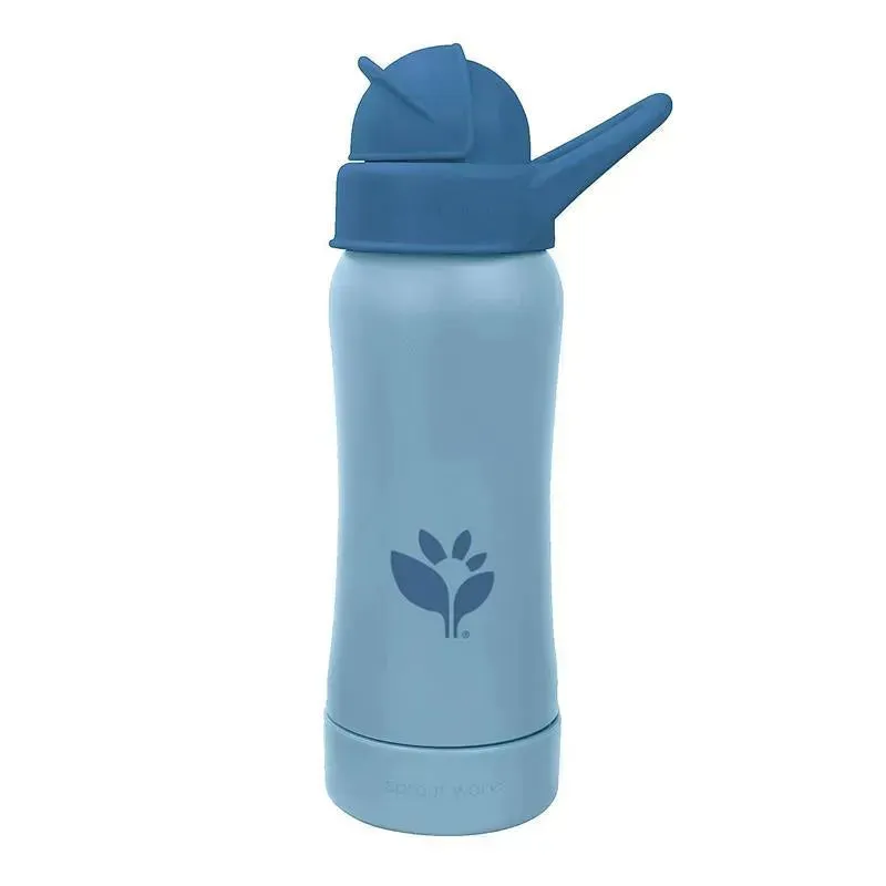 Green Sprouts - 10 Oz Sprout Ware Straw Bottle, Blueberry - Image 2