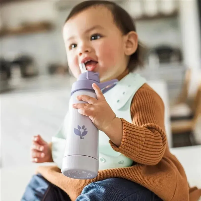 Green Sprouts - 10 Oz Sprout Ware Straw Bottle, Blueberry - Image 3