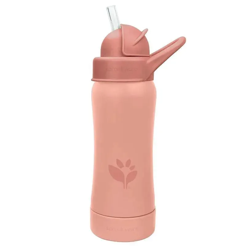 Green Sprouts - 10 Oz Sprout Ware Straw Bottle, Grapefruit