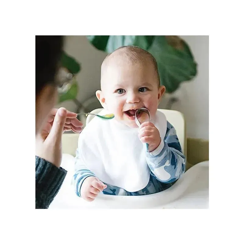 Green Sprouts - 10Pk Unisex Baby Stay-Dry Infant Bibs, Blueberry - Image 2