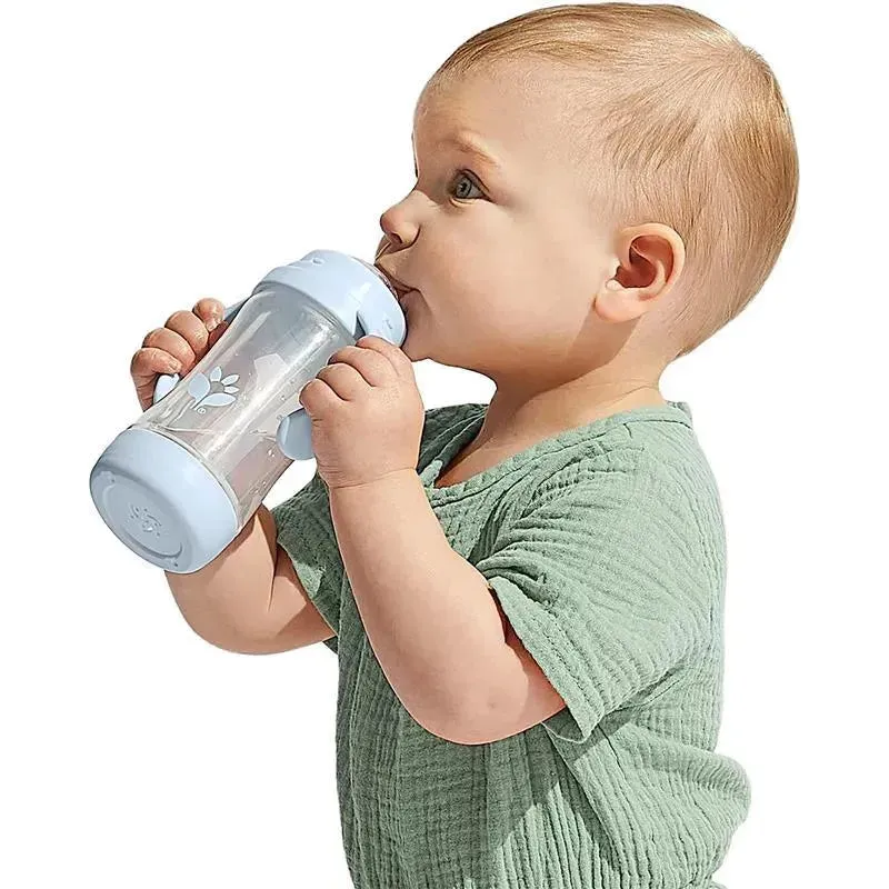 Green Sprouts - 5 Oz Glass & Sprout Ware Sip & Straw, Light Blueberry - Image 4