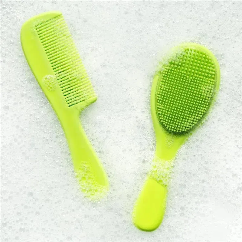 Green Sprouts - Cradle Cap Brush & Comb Set - Image 3