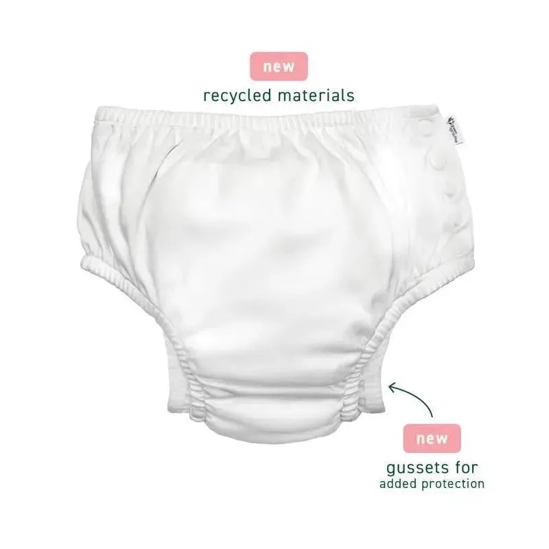 Green Sprouts - Reusable Eco Snap Swim Diaper, Grey Stripe - Image 2