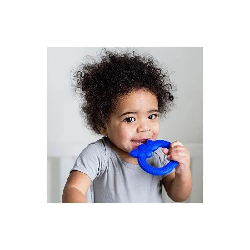 Green Sprouts Silicone Fruit Teether, Strawberry - Image 2