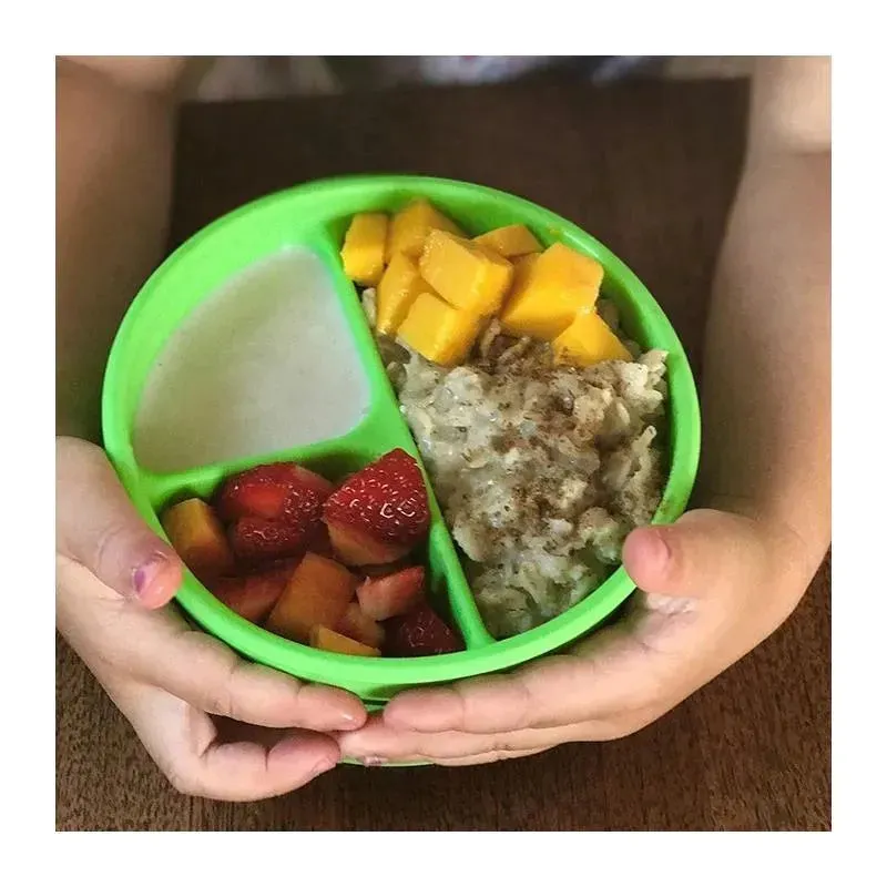 Green Sprouts Silicone Learning Bowl, Green - Image 3
