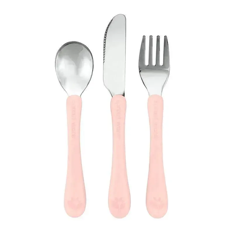 Green Sprouts - Stainless Steel & Sprout Ware Kids Cutlery, Light Grapefruit